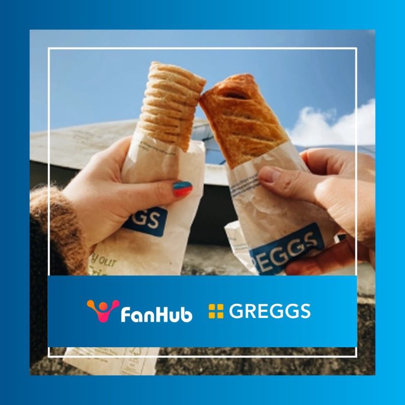 FanHub x Greggs match-day pastry partnership