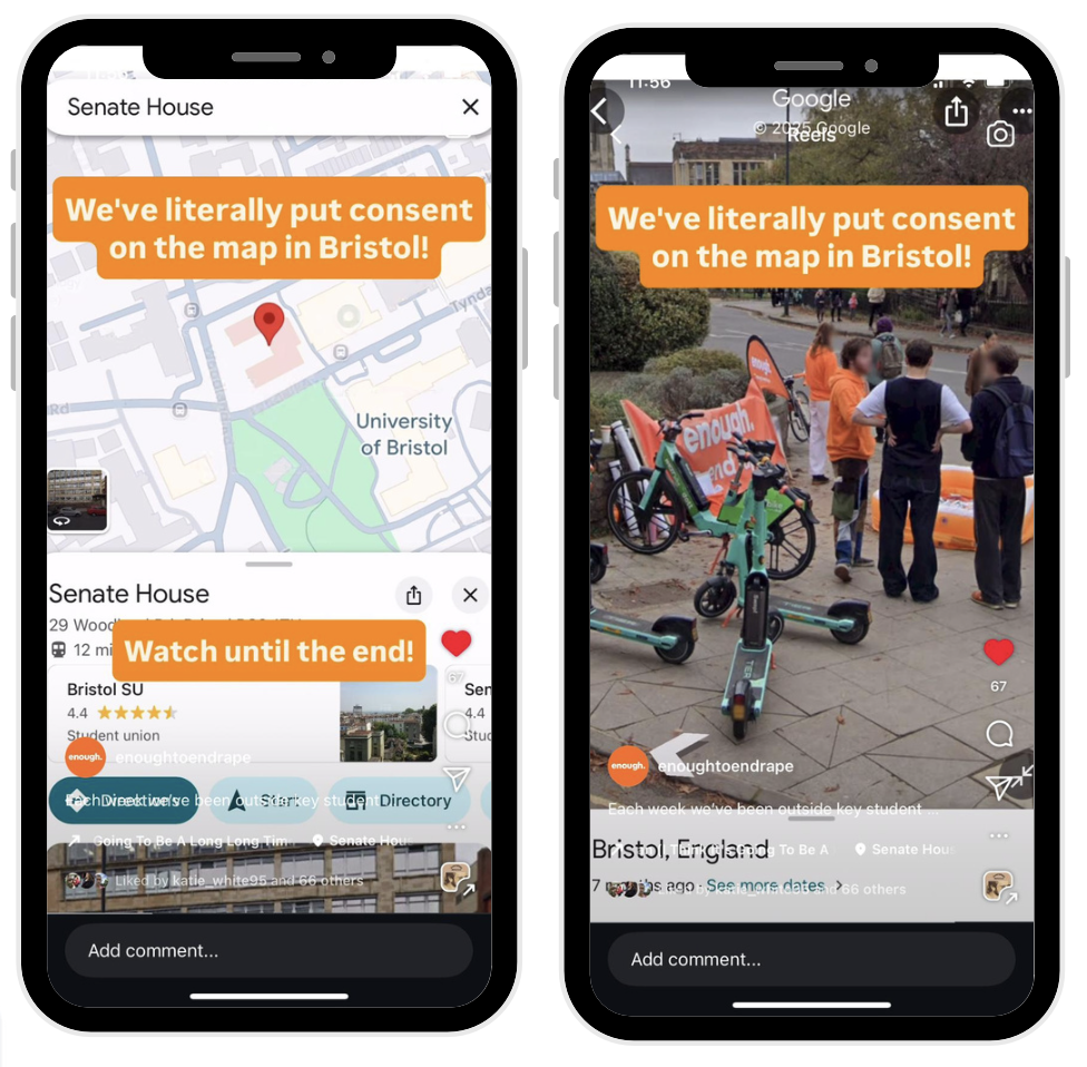 Mapping a city for partner venues